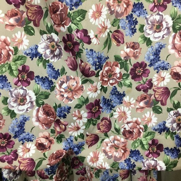 Vintage 80s/90s Whirlaway Skirt Set White Collar Shoulder Pads Paper Tag 12P - Picture 3 of 8